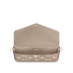 Louis Vuitton Félicie Pochette Gray M69977 Black M80482