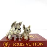 Louis Vuitton Dog Charm Keychain