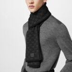 Louis Vuitton Anthracite M77988 Néo Petit Damier Scarf