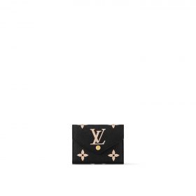 Louis Vuitton Black/Beige M80968 Victorine Wallet