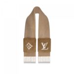 Louis Vuitton M77736 LV Cosy Mink Fur Collection Beige Scarf