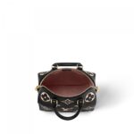 Louis Vuitton M58947 Speedy Bandoulière 25 Bicolor Monogram Empreinte Leather Black Beige