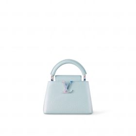 Louis Vuitton M23289 LV SKI Capucines Mini Blue Glacier
