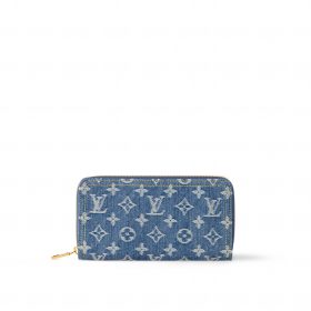 Louis Vuitton M82958 Zippy Wallet Denim Blue