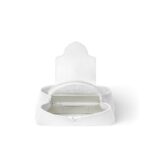 Louis Vuitton M23948 Capucines East-West MM Optic White