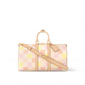 Louis Vuitton N40713 Keepall Bandoulière 45 Peach
