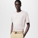 Louis Vuitton X Tyler M8650T Monogram Craggy 40mm Reversible Belt Cream