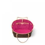 Louis Vuitton M12257 Neverfull Bandoulière Inside Out MM MMonogram/Rose Pondichery