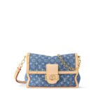 Louis Vuitton M13319 Dauphine Soft GM Denim Blue